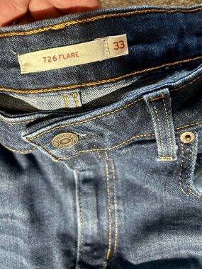 Woman’s Dark Blue Flare Jeans - Size 33
